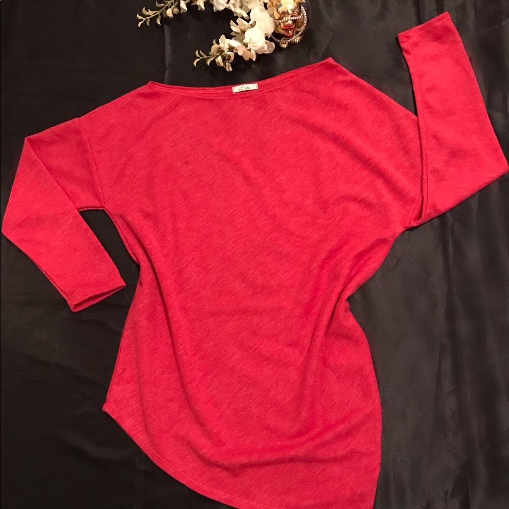 Asymmetrical women’s fashion tunic